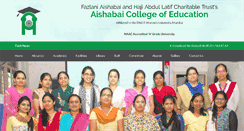 Desktop Screenshot of aishabaicollege.org