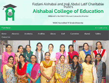 Tablet Screenshot of aishabaicollege.org